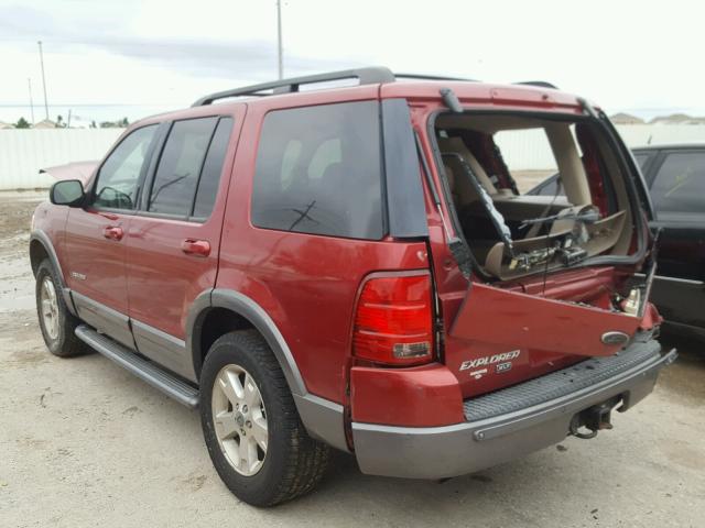 1FMDU63K64UA74345 - 2004 FORD EXPLORER X RED photo 3