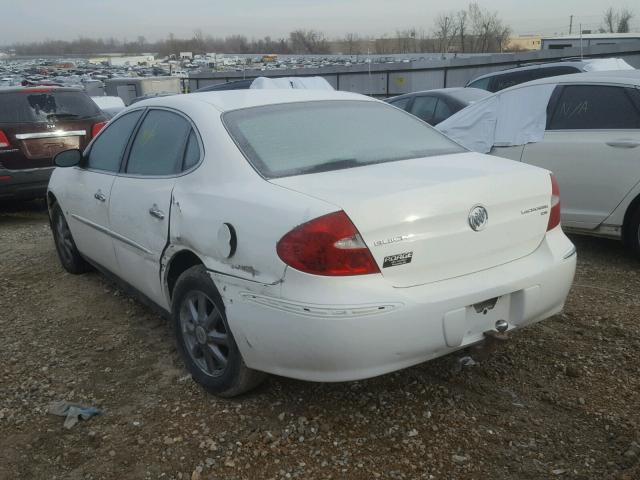 2G4WC582291131271 - 2009 BUICK LACROSSE C WHITE photo 3