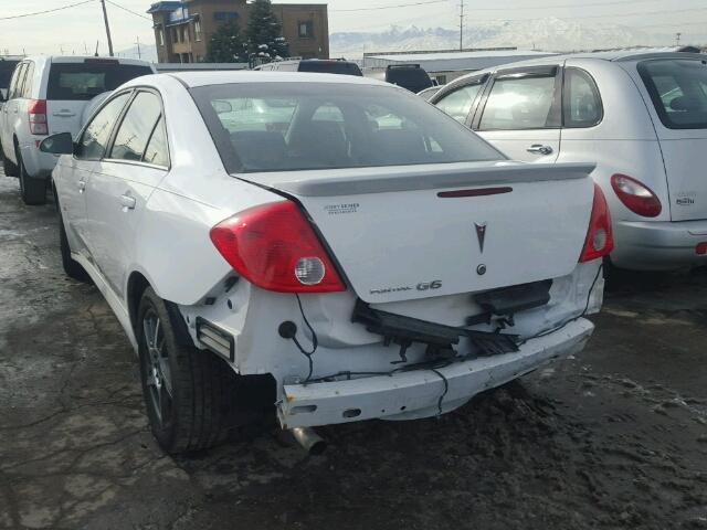 1G2ZJ57B194243982 - 2009 PONTIAC G6 WHITE photo 3