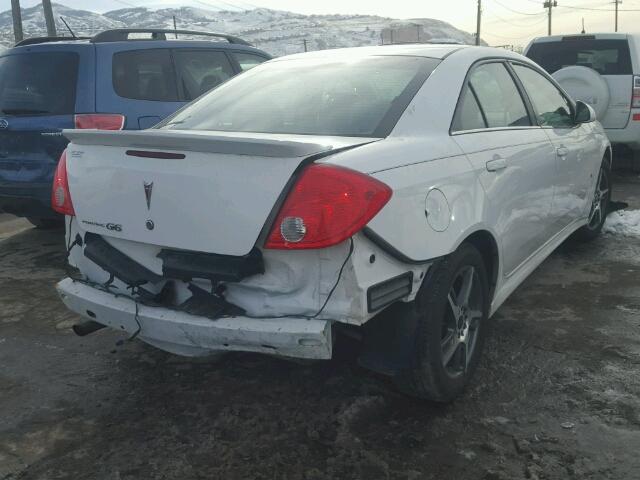 1G2ZJ57B194243982 - 2009 PONTIAC G6 WHITE photo 4