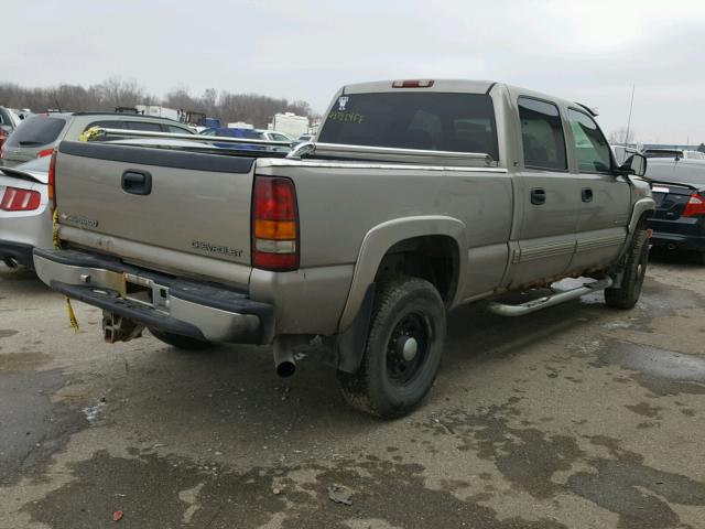 1GCHK23191F188626 - 2001 CHEVROLET SILVERADO TAN photo 4