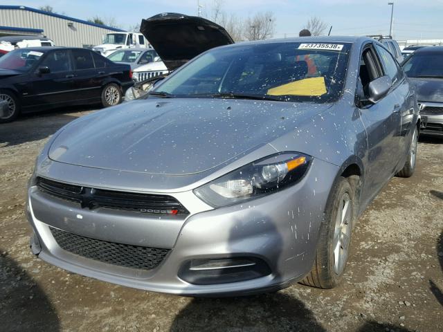 1C3CDFBB5FD192881 - 2015 DODGE DART SXT SILVER photo 2