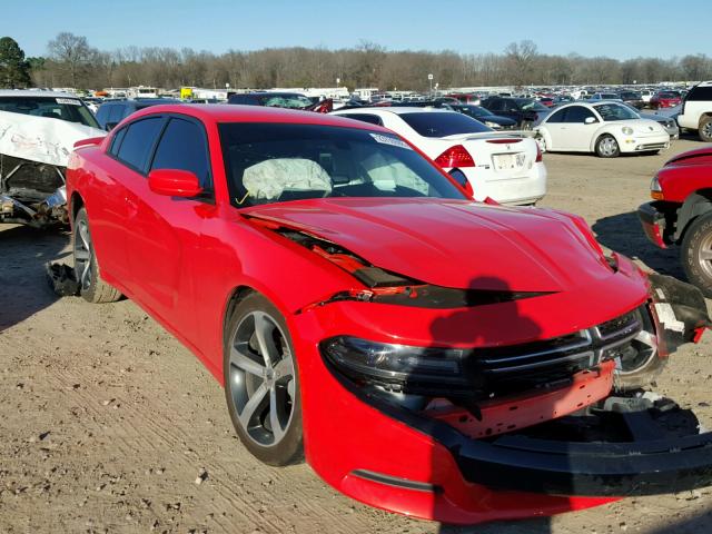 2C3CDXBG5HH628488 - 2017 DODGE CHARGER SE ORANGE photo 1