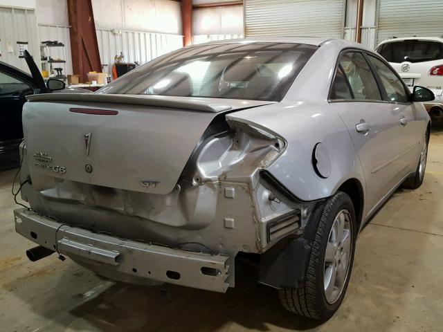 1G2ZH578964161185 - 2006 PONTIAC G6 GT SILVER photo 4