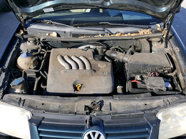 3VWSS29M11M042726 - 2001 VOLKSWAGEN JETTA GLS BLUE photo 7