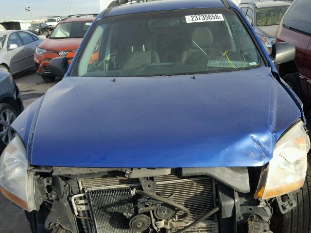 KNDJE723187472538 - 2008 KIA SPORTAGE E BLUE photo 7