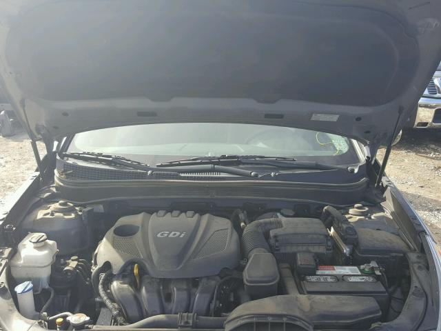 5NPEB4AC4DH599784 - 2013 HYUNDAI SONATA GLS GRAY photo 7