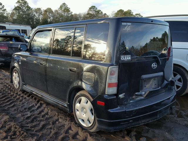 JTLKT334150212126 - 2005 TOYOTA SCION XB შავი ფოტო 3