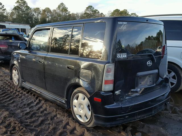 JTLKT334150212126 - 2005 TOYOTA SCION XB BLACK photo 3