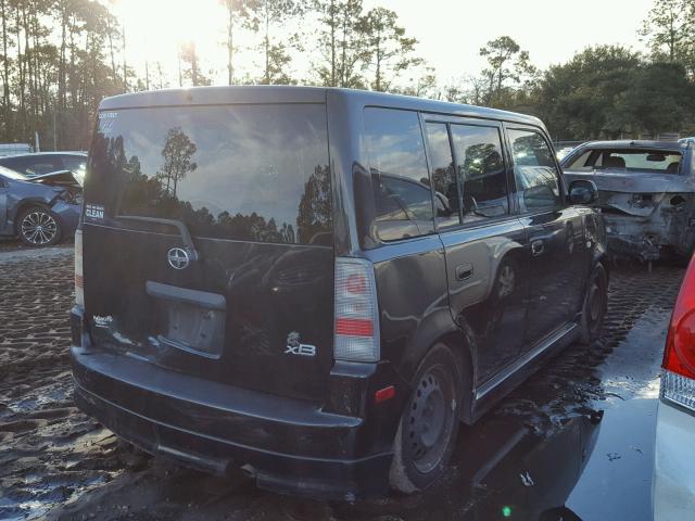 JTLKT334150212126 - 2005 TOYOTA SCION XB შავი ფოტო 4