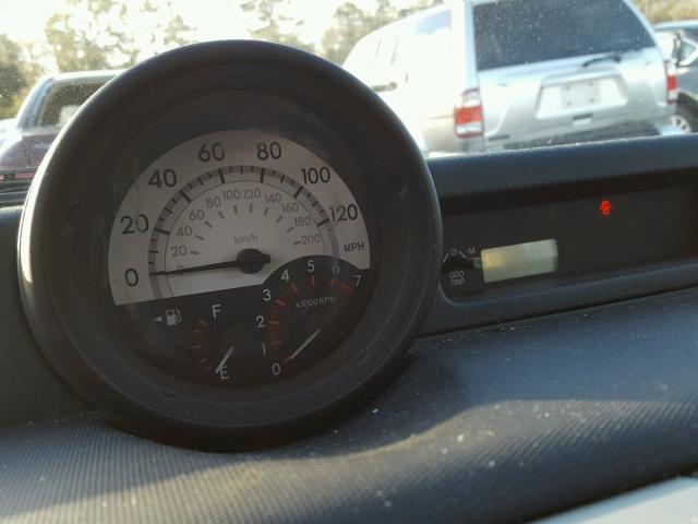 JTLKT334150212126 - 2005 TOYOTA SCION XB შავი ფოტო 8