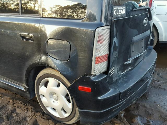 JTLKT334150212126 - 2005 TOYOTA SCION XB შავი ფოტო 9
