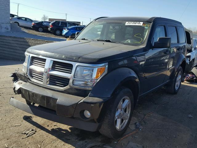 1D8GT58KX7W639357 - 2007 DODGE NITRO SLT BLACK photo 2