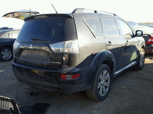 JA4AS3AW6BU042505 - 2011 MITSUBISHI OUTLANDER BLACK photo 4