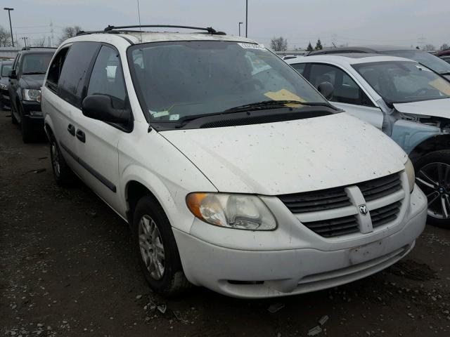 1D4GP24R45B184999 - 2005 DODGE GRAND CARA WHITE photo 1