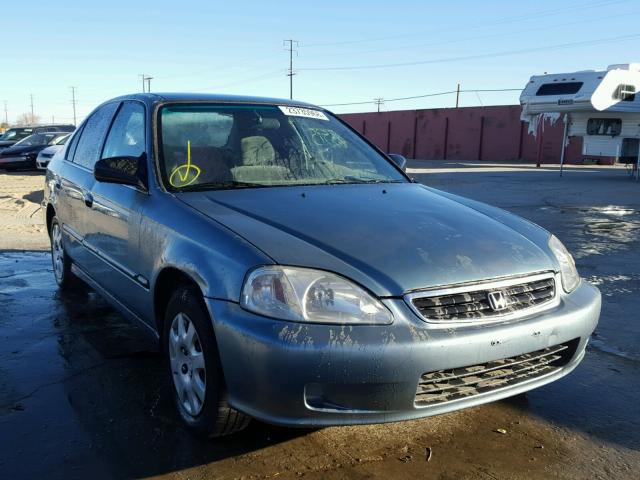 1HGEJ6676XL055234 - 1999 HONDA CIVIC LX BLUE photo 1