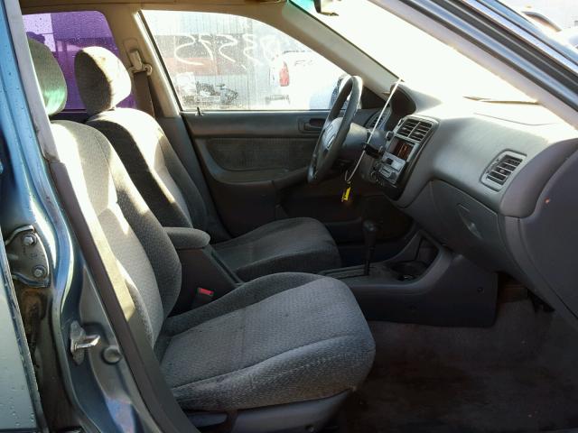 1HGEJ6676XL055234 - 1999 HONDA CIVIC LX BLUE photo 5