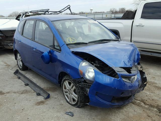 JHMGD38607S016774 - 2007 HONDA FIT S BLUE photo 1