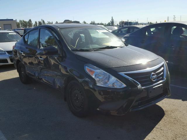 3N1CN7AP8FL830999 - 2015 NISSAN VERSA S BLACK photo 1