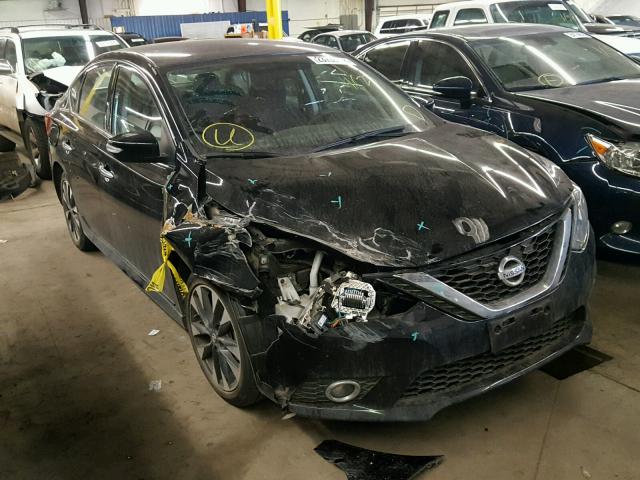 3N1AB7AP3GY253349 - 2016 NISSAN SENTRA S BLACK photo 1