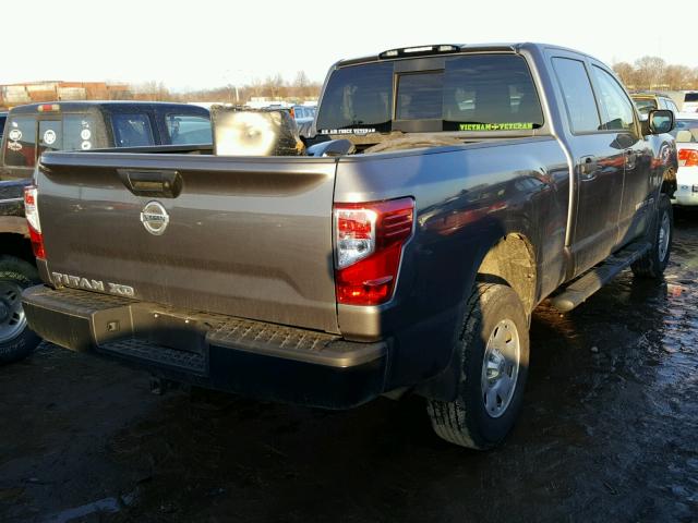 1N6AA1F18HN504895 - 2017 NISSAN TITAN XD S GRAY photo 4