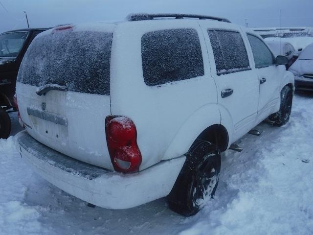 1D4HB48NX5F500775 - 2005 DODGE DURANGO SL WHITE photo 4