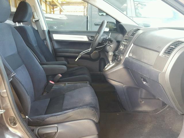 5J6RE4H5XAL092115 - 2010 HONDA CR-V EX BROWN photo 5