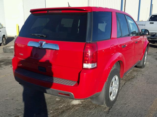 5GZCZ33D57S838511 - 2007 SATURN VUE RED photo 4