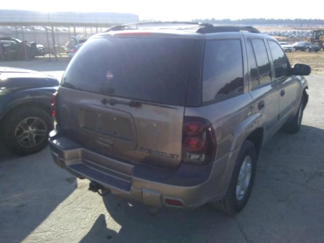 1GNDS13S132112191 - 2003 CHEVROLET TRAILBLAZE GOLD photo 4