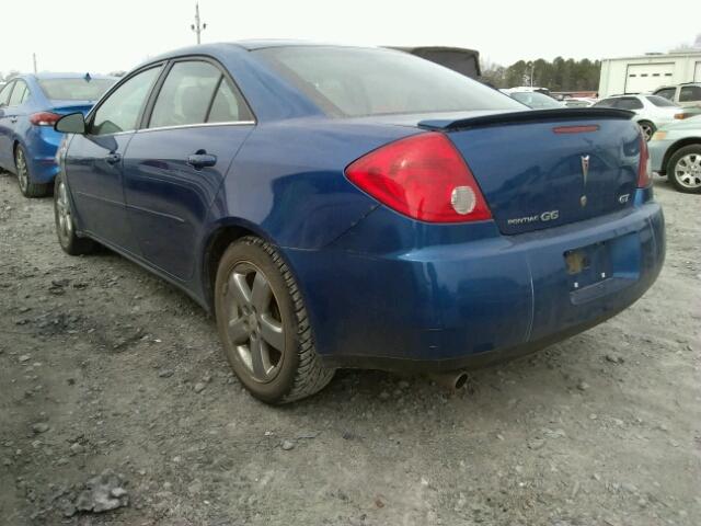 1G2ZH558664191859 - 2006 PONTIAC G6 GT BLUE photo 3