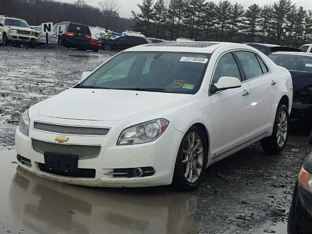 1G1ZK57B894157800 - 2009 CHEVROLET MALIBU LTZ WHITE photo 2