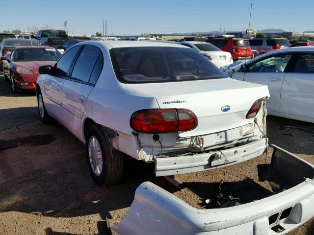 1G1ND52JX3M611379 - 2003 CHEVROLET MALIBU WHITE photo 3