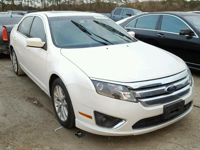 3FAHP0JA2AR402549 - 2010 FORD FUSION SEL WHITE photo 1