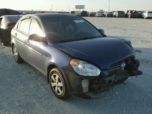 KMHCN46C39U340669 - 2009 HYUNDAI ACCENT GLS BLUE photo 1