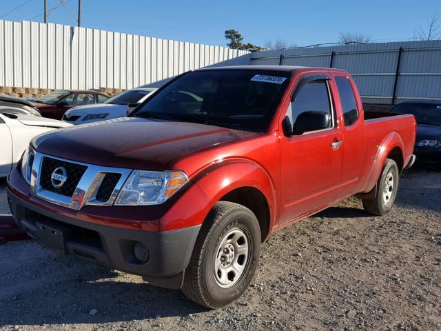 1N6BD0CT0FN728848 - 2015 NISSAN FRONTIER S RED photo 2