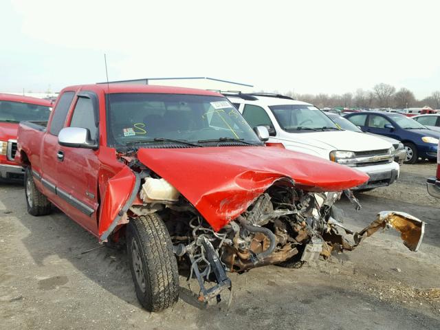 1GCEK19V1YE366293 - 2000 CHEVROLET SILVERADO RED photo 1