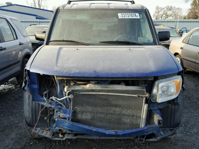 5J6YH28604L019632 - 2004 HONDA ELEMENT EX BLUE photo 9