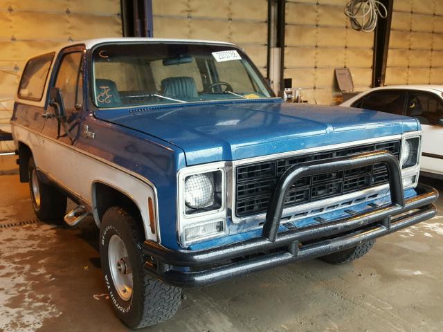 CKL189Z123595 - 1979 CHEVROLET BLAZER BLUE photo 1