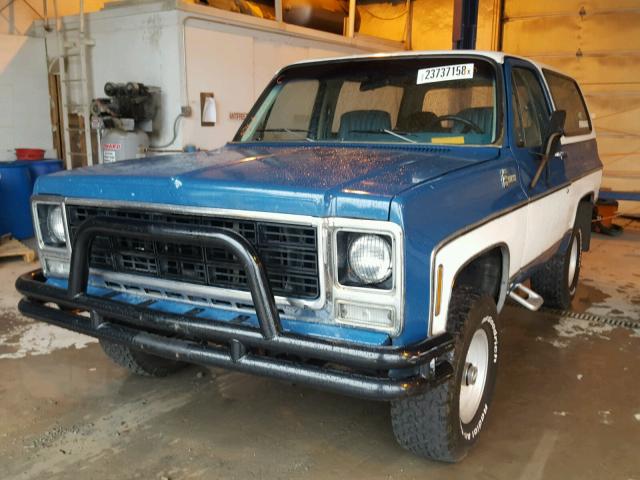 CKL189Z123595 - 1979 CHEVROLET BLAZER BLUE photo 2