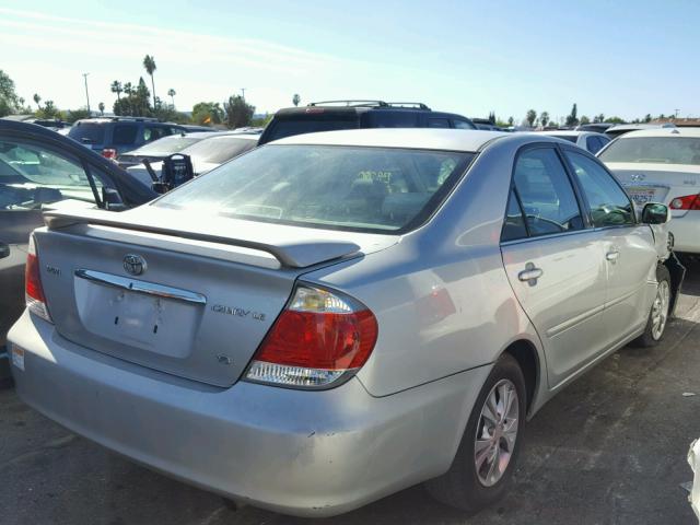 4T1BF32K25U599034 - 2005 TOYOTA CAMRY LE SILVER photo 4