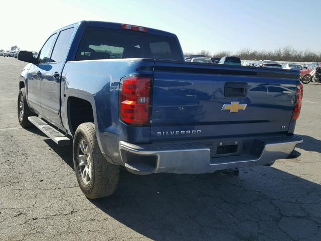 3GCPCREC7FG483083 - 2015 CHEVROLET SILVERADO BLUE photo 3