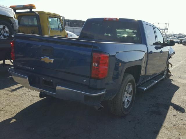 3GCPCREC7FG483083 - 2015 CHEVROLET SILVERADO BLUE photo 4