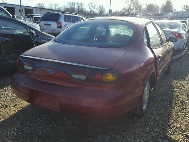 1FALP52U1TA286404 - 1996 FORD TAURUS GL RED photo 4