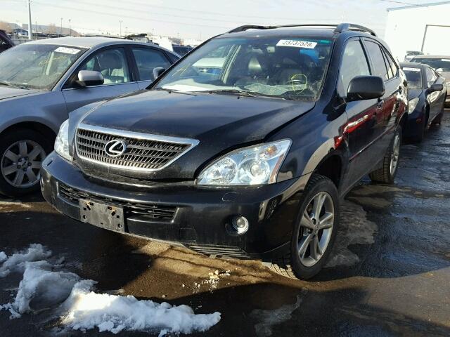 JTJHW31U760049206 - 2006 LEXUS RX 400 BLACK photo 2