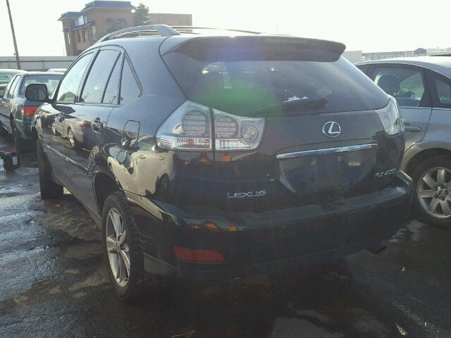 JTJHW31U760049206 - 2006 LEXUS RX 400 BLACK photo 3