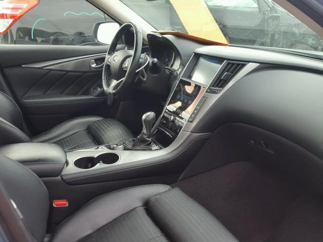 JN1BV7AP1EM691640 - 2014 INFINITI Q50 BASE Azul foto 5