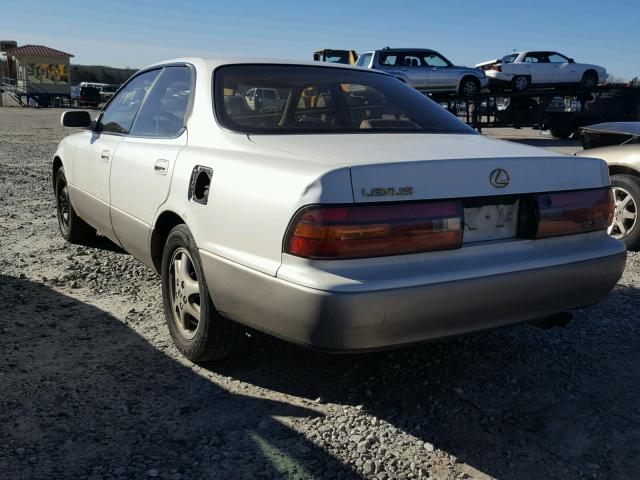 JT8VK13T8P0230485 - 1993 LEXUS ES 300 WHITE photo 3