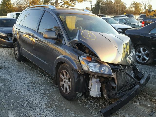 5N1BV28U19N105302 - 2009 NISSAN QUEST S GRAY photo 1