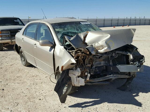 1NXBR32E77Z794342 - 2007 TOYOTA COROLLA TAN photo 1