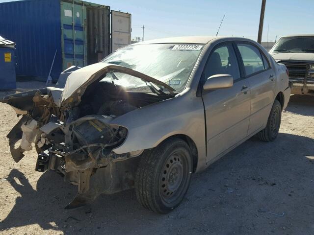 1NXBR32E77Z794342 - 2007 TOYOTA COROLLA TAN photo 2